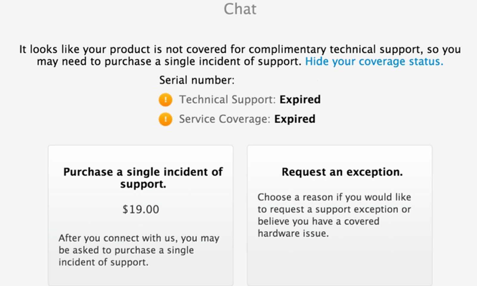Apple to Charge Fees for Out-of-Warranty Chat Support