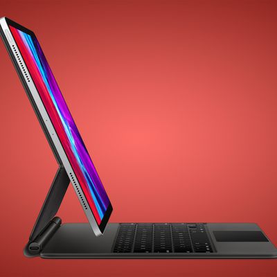 Magic Keyboard Side Anlge Red