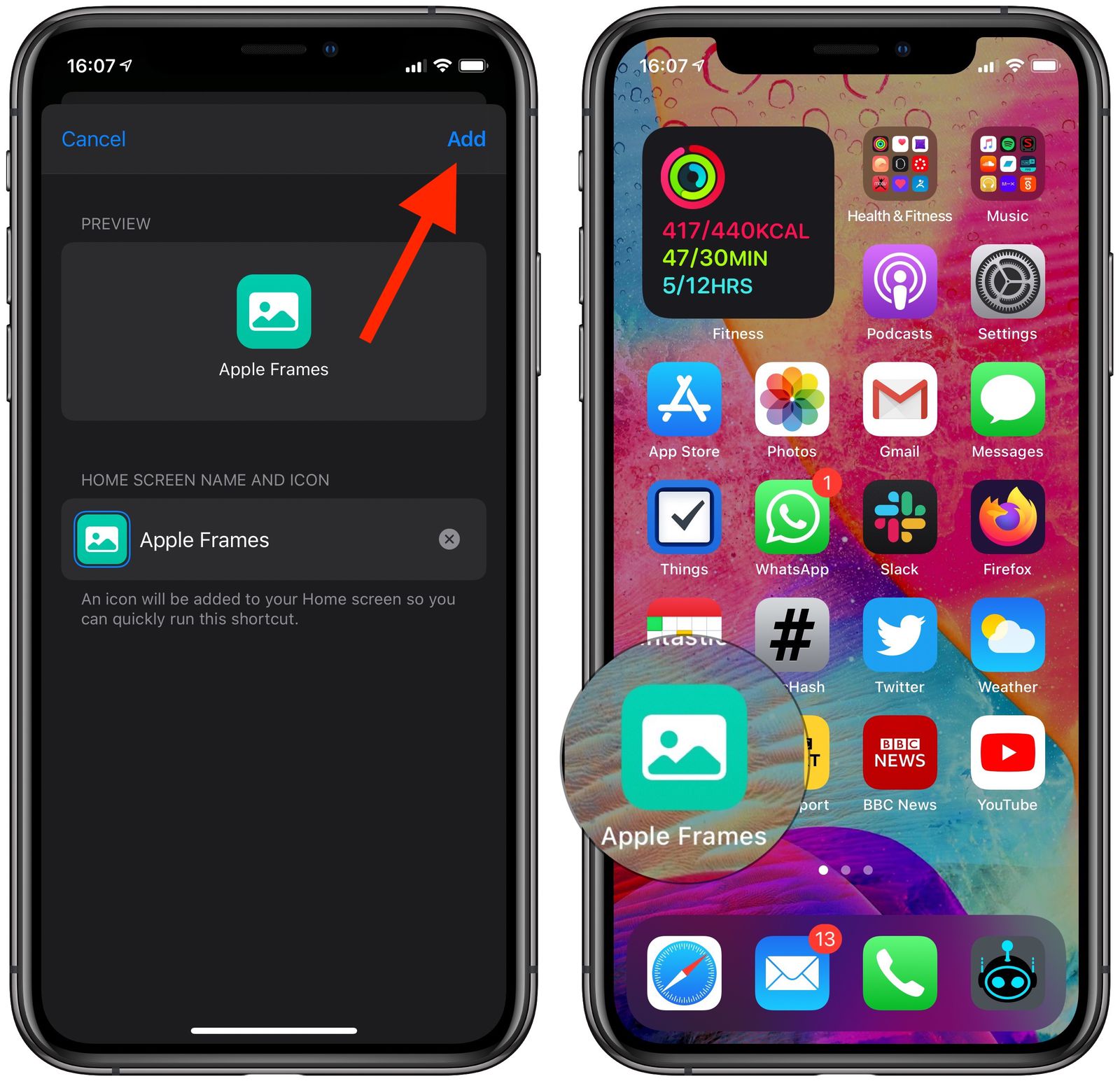 How To Add A Shortcut From The IOS Shortcuts App To Your Home Screen 