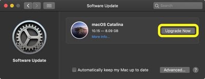 software update macos