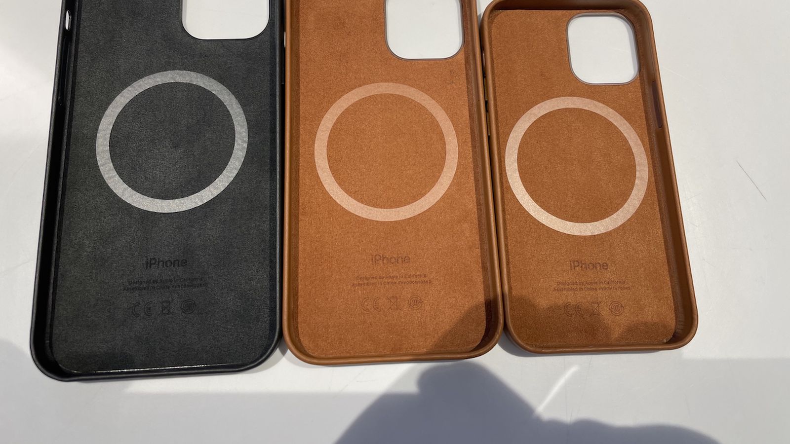 Hands-On With iPhone 12 MagSafe Leather Cases Shared Online
