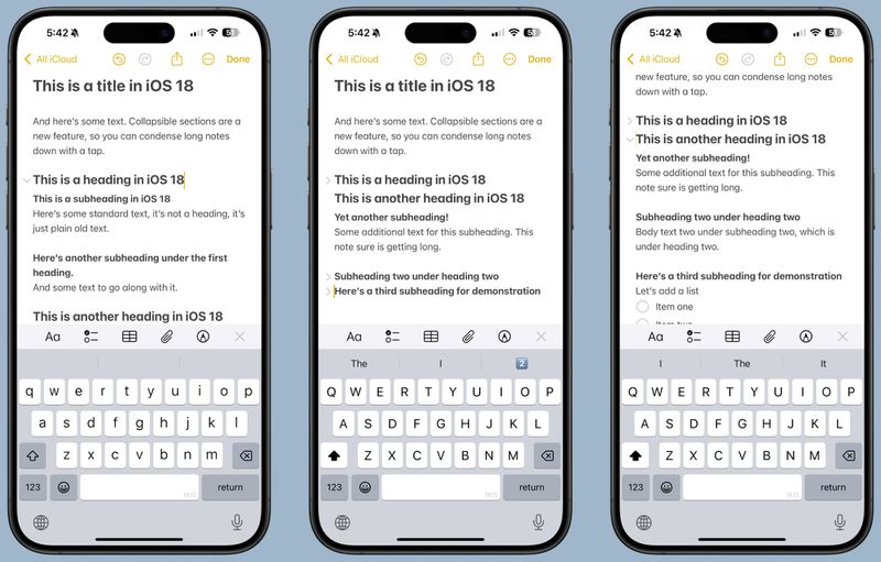 iOS 18: Enhance Your Notes With These 4 New Features - MacRumors