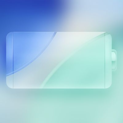 iOS 26 Battery Glass Feature