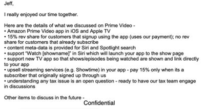 Email reveals who's really paying for  Prime's new discount