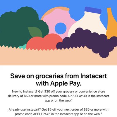 apple pay promo instacart