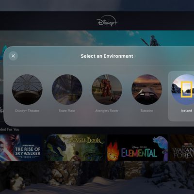 disney plus vision pro iceland