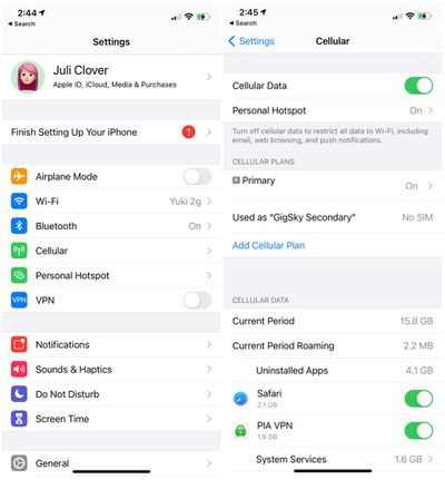 iphone12cellularsettings