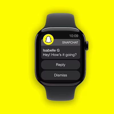 snapchat apple watch