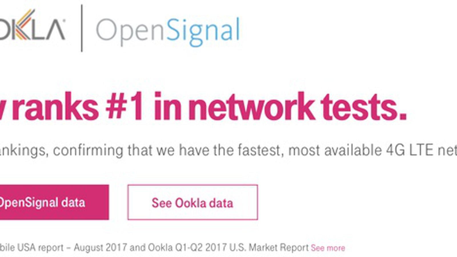 Verizon, T-Mobile run fastest LTE networks, OpenSignal finds