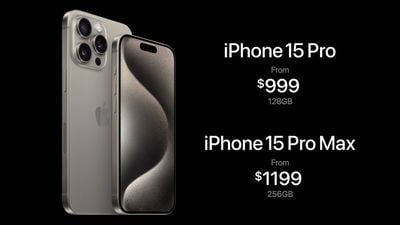 iPhone 15 Pro Max Now Starts at 256GB of Storage for $1,199 - MacRumors