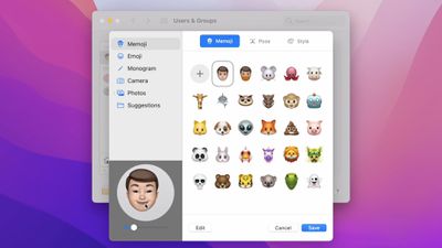 macos monterey memoji