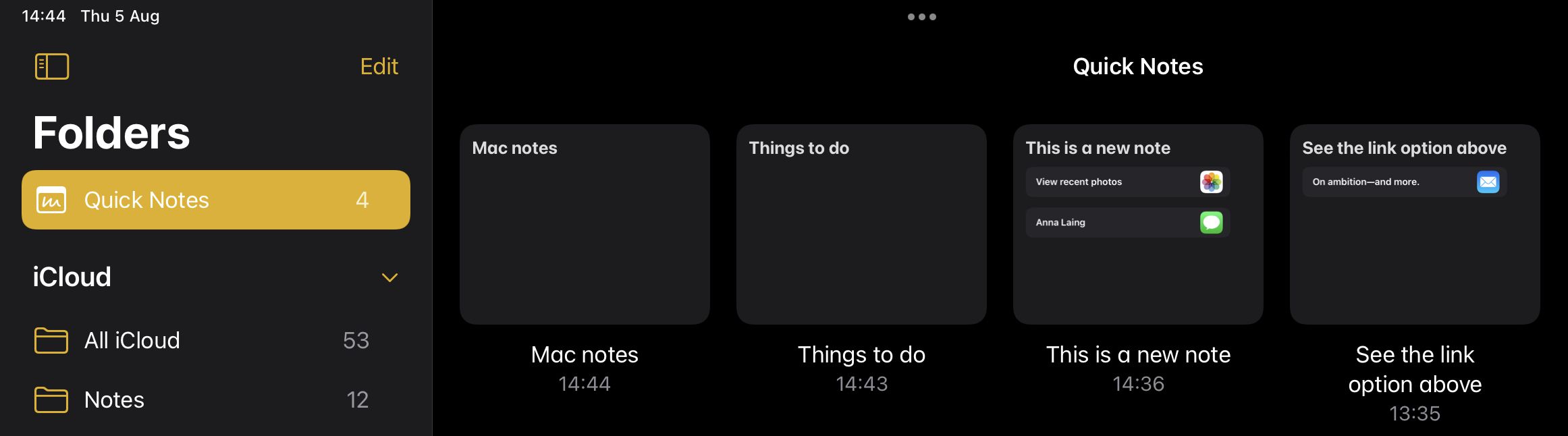 iPadOS 15: How to Use Quick Notes - MacRumors