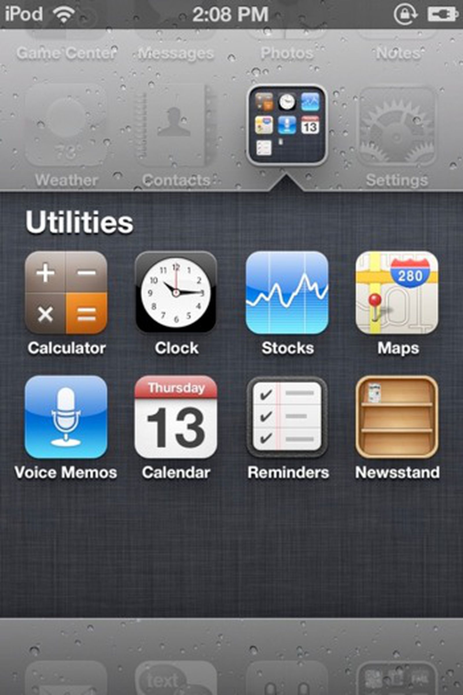 How To Put Newsstand In A Folder - MacRumors