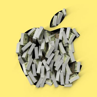 apple logo cash feature