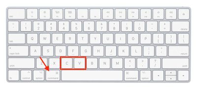 windows keyboard shortcut for paste.