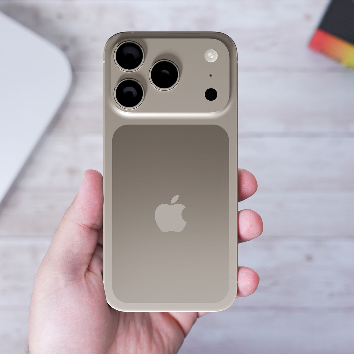 iPhone 17 Pro in hand