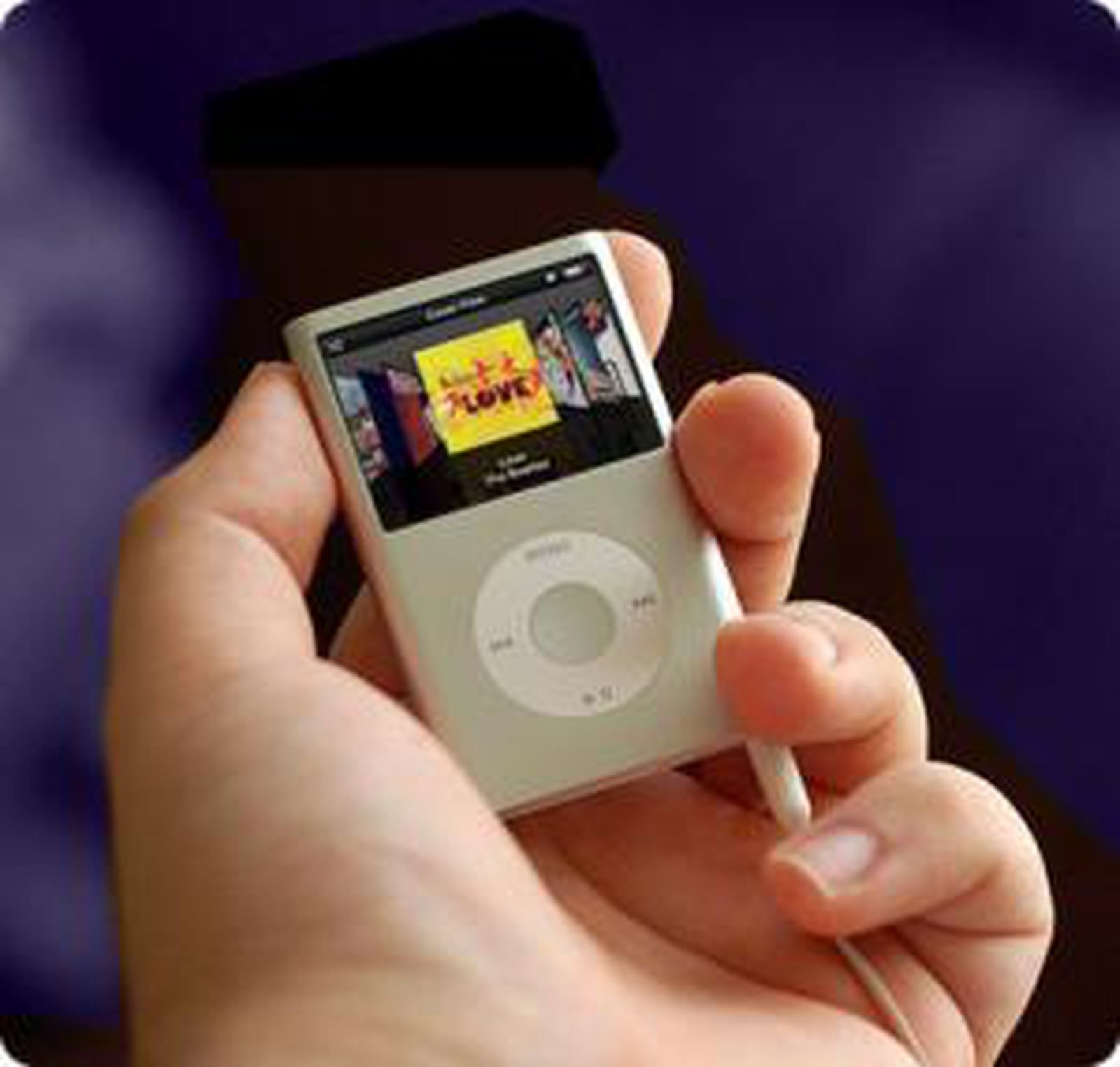 Удалить фото с ipod nano