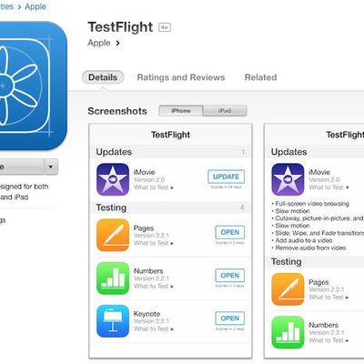 testflight ios 8 app