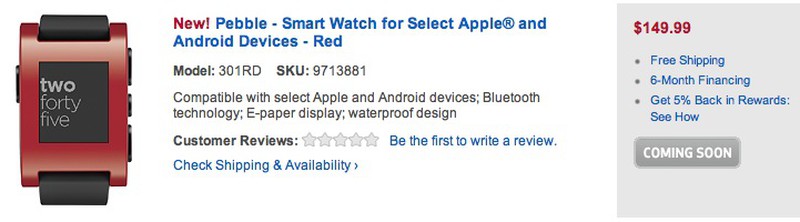 buy pebble watch