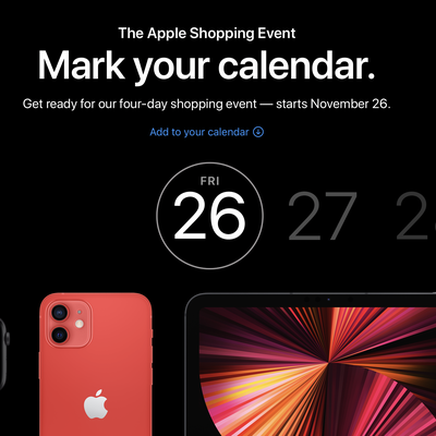 apple shopping event 2021 banner
