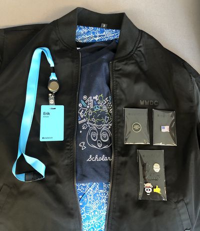 WWDC 2019 Swag Includes Reversible Jacket, Magnetic Pins, and 