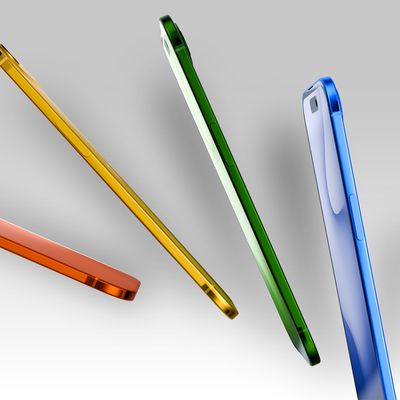 iPhone 17 Air Fanned Out Rainbow Single Color Module Feature