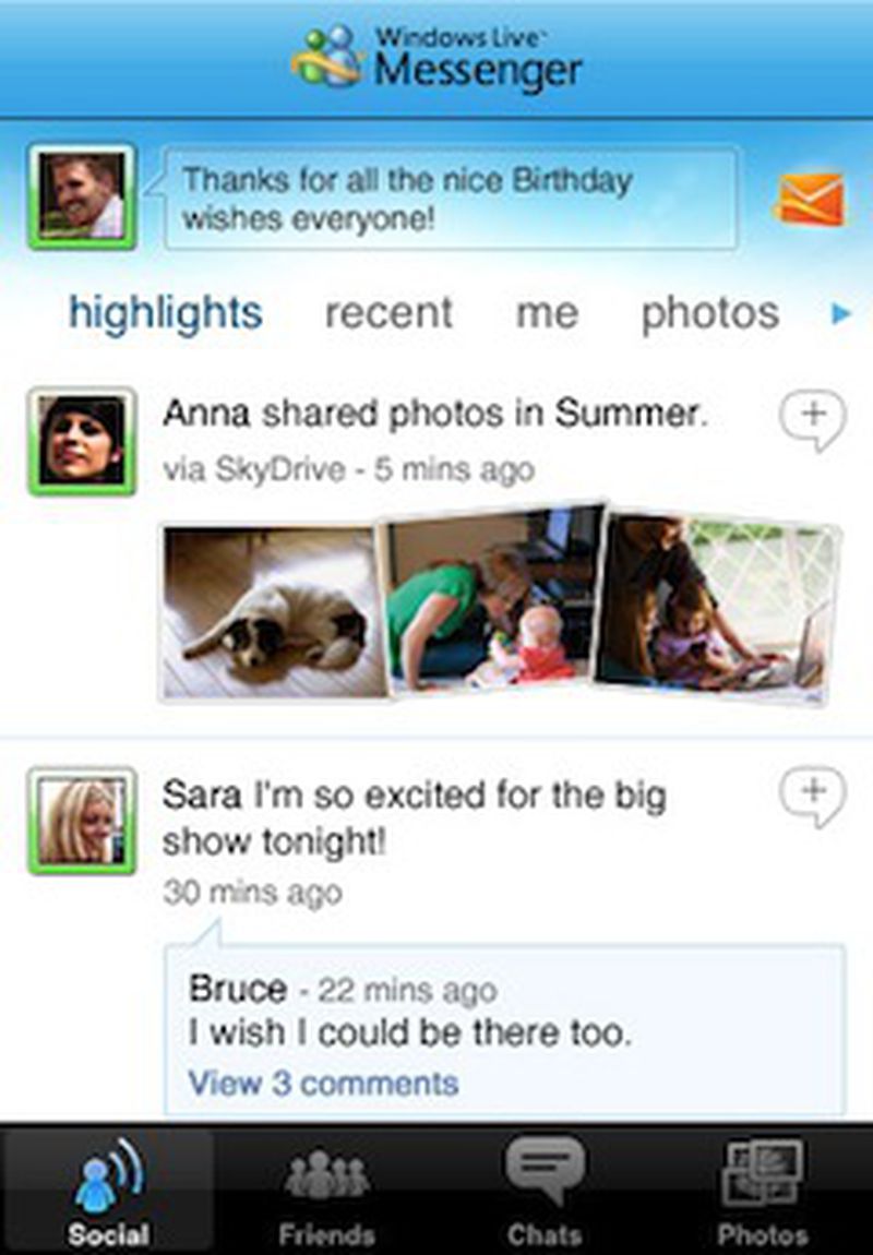 Windows Live Messenger Drops Into The App Store MacRumors   102741 Windows Live Messenger 1 