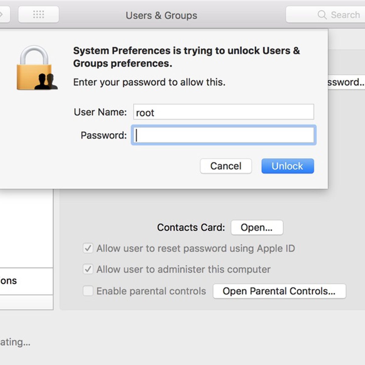 how to change mac password from guest account