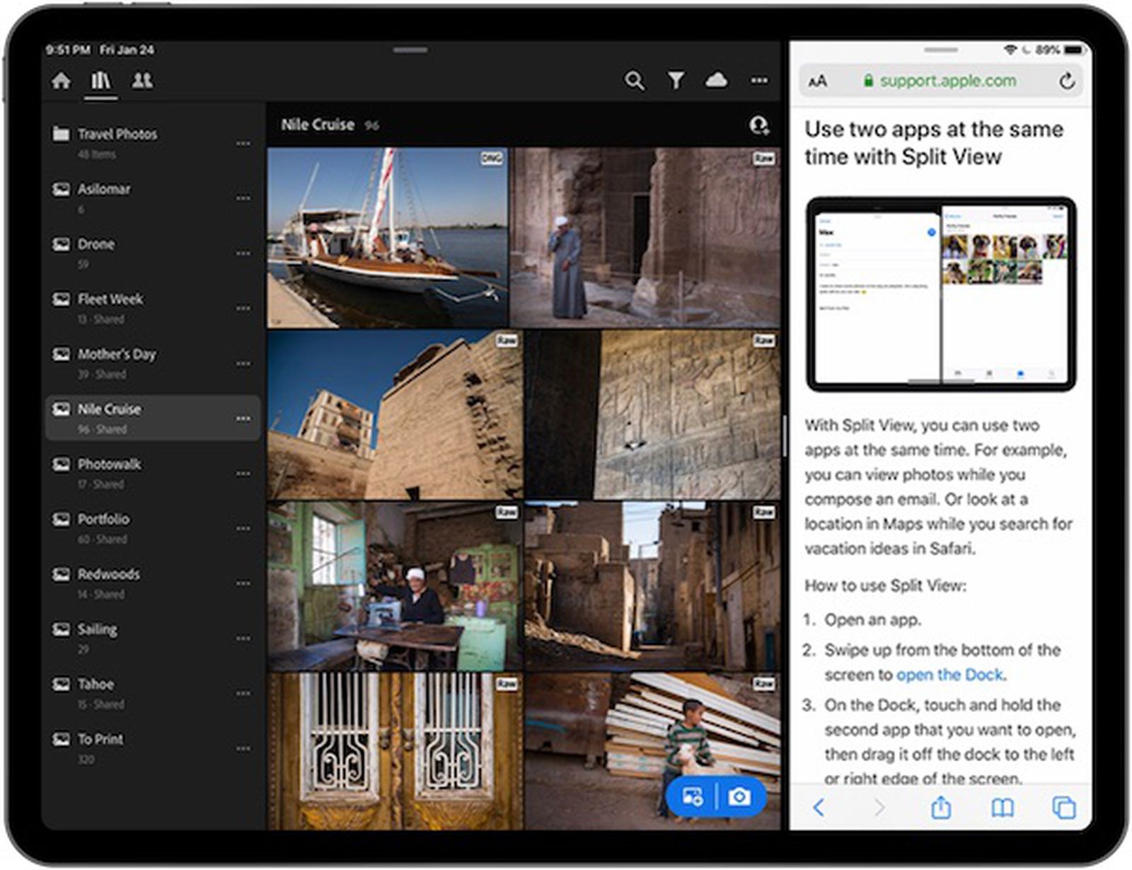 Adobe Lightroom Updated With Split View Support On Ipad Macrumors