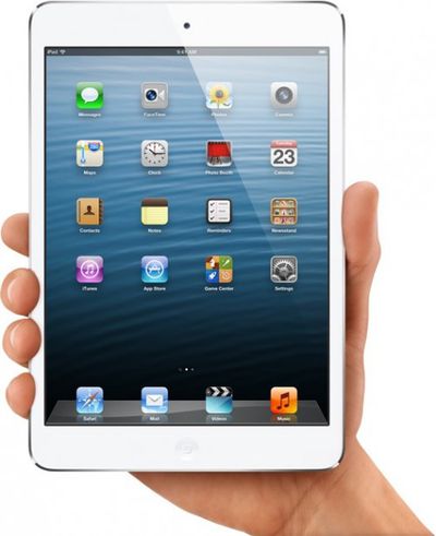 ipad mini hand