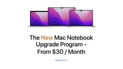 Mac Notebook Upgrade Program