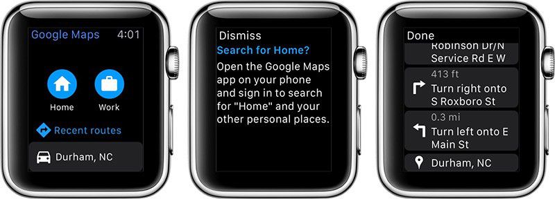 applewatchgooglemaps