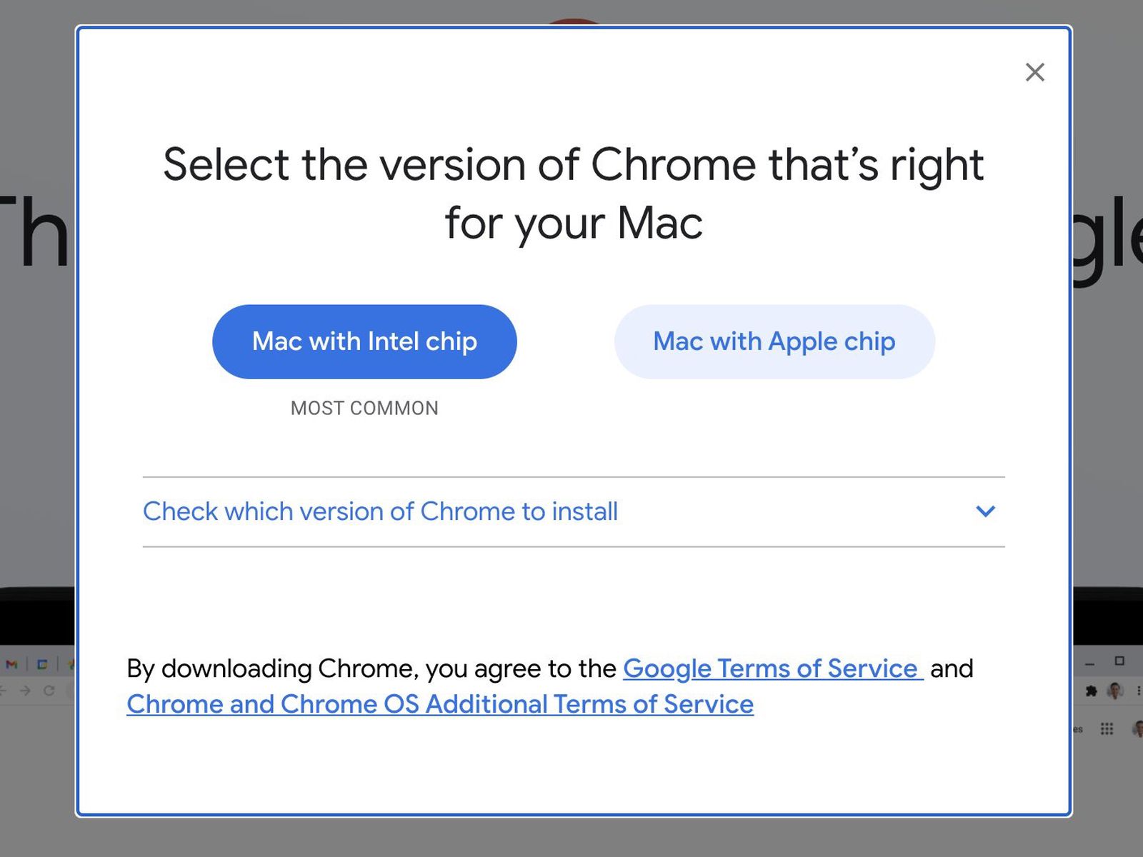 new chrome for mac