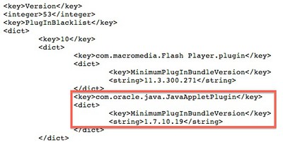 Java 7 mac os catalina