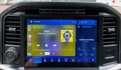 2021 ford f150 carplay now playing