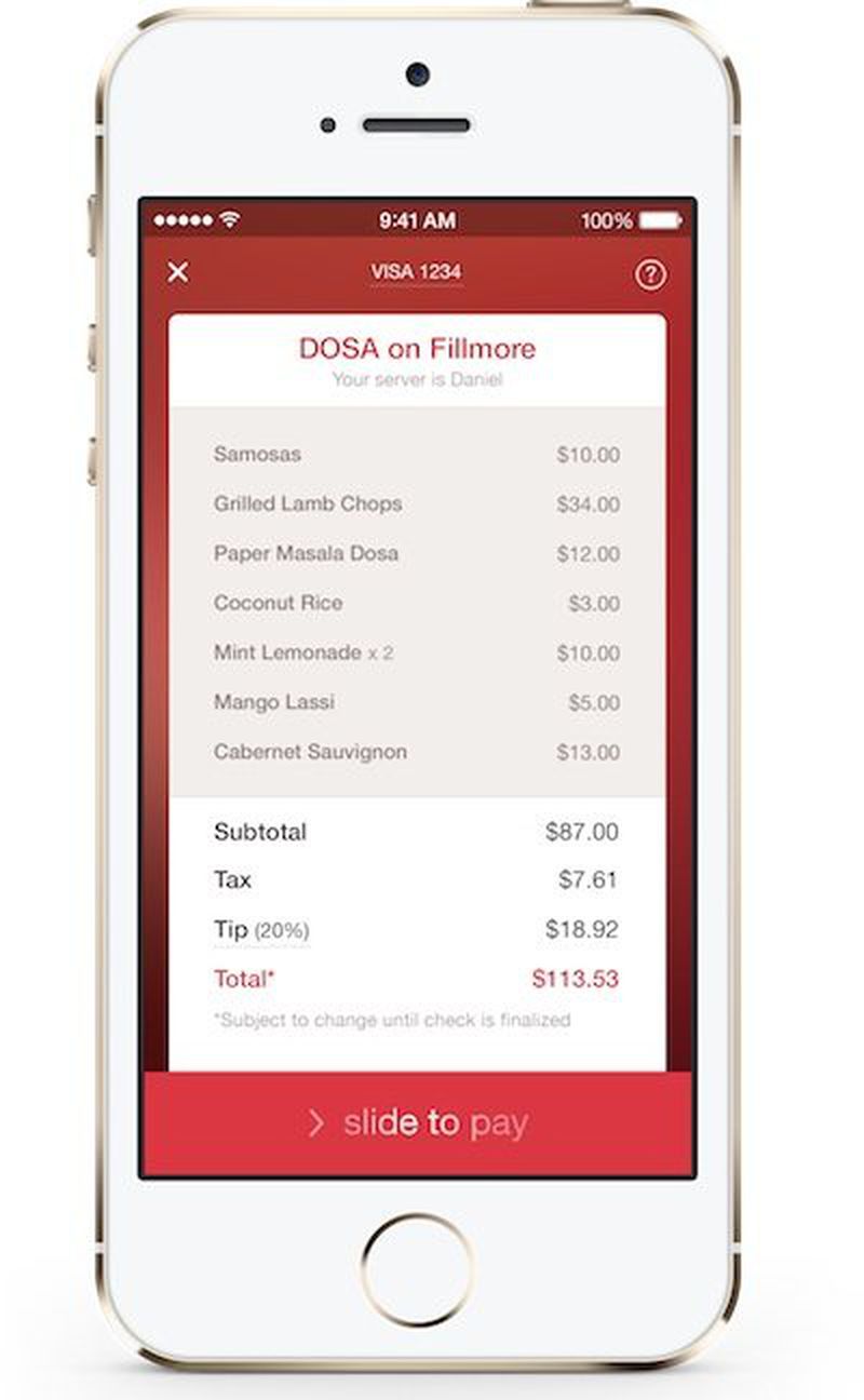 OpenTable Testing Ability to Pay Restaurant Checks InApp MacRumors