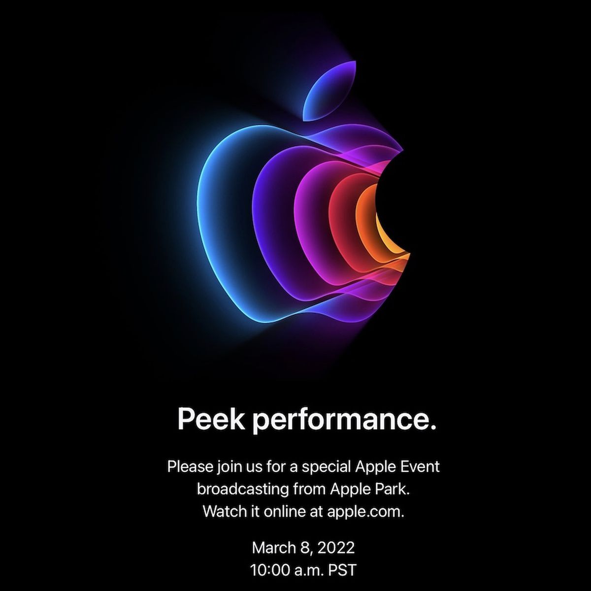 Apple Event Announced for March 8: 'Peek Performance' - MacRumors