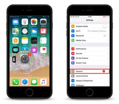 how to create a virtual home button with assistive touch 1