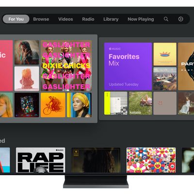 samsung tv apple music