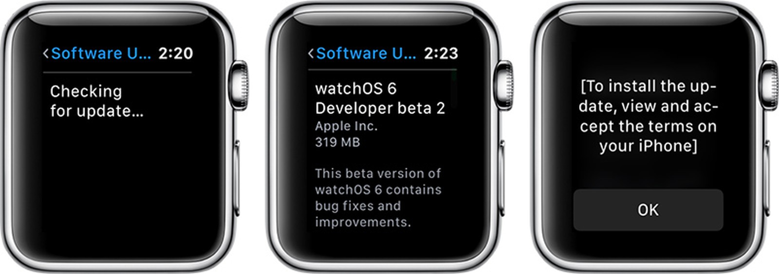 Clear message. Прошивка Apple watch. Watch os 9.