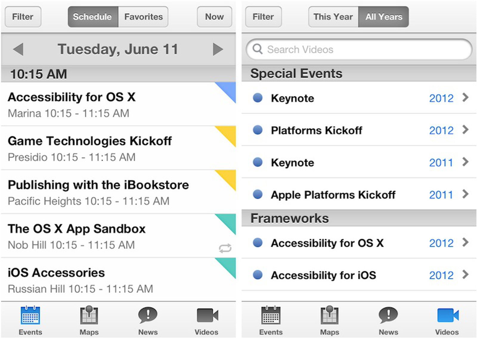 Apple Launches WWDC 2013 IOS App With Session Video Integration - MacRumors