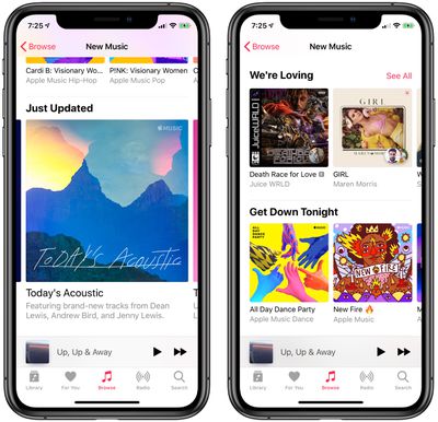 apple music march update iphone