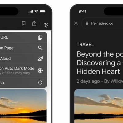 google search app auto dark mode