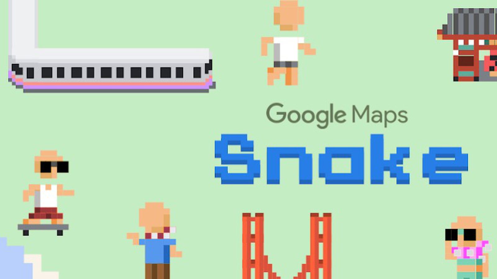 How to play Snake on Google and Google Maps?