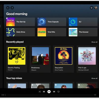 spotify desktop redesign