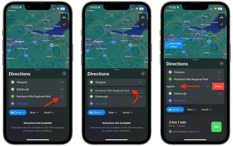 Multiple Stop Point In Map iOS 16: How to Use Multi-Stop Routing in Maps - MacRumors