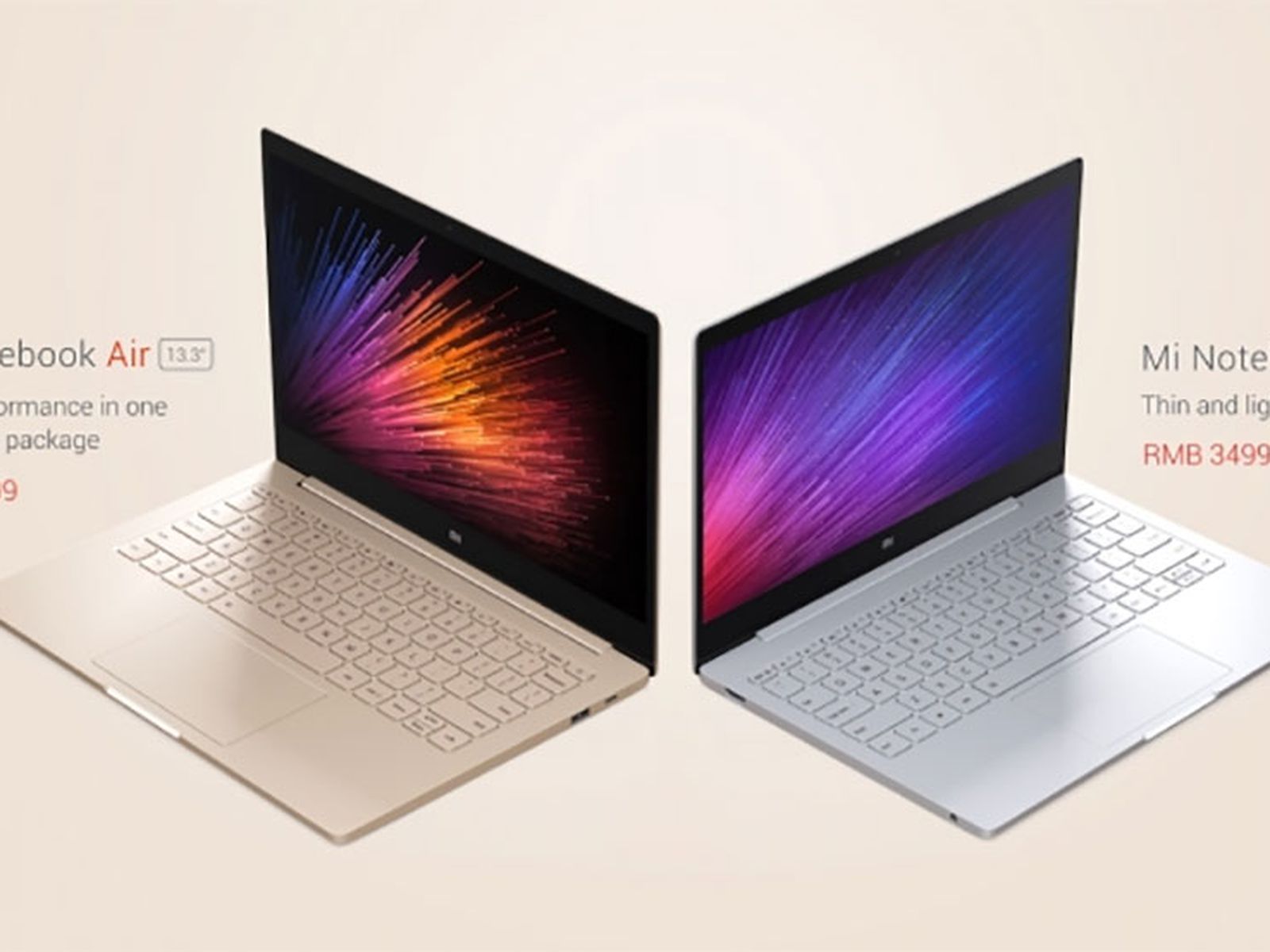 Xiaomi Surprises With MacBook Lookalike 'Mi Notebook Air' - MacRumors