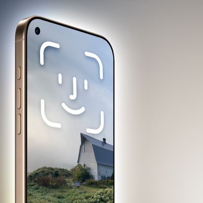 iPhone Top Left Hole Punch Face ID Feature