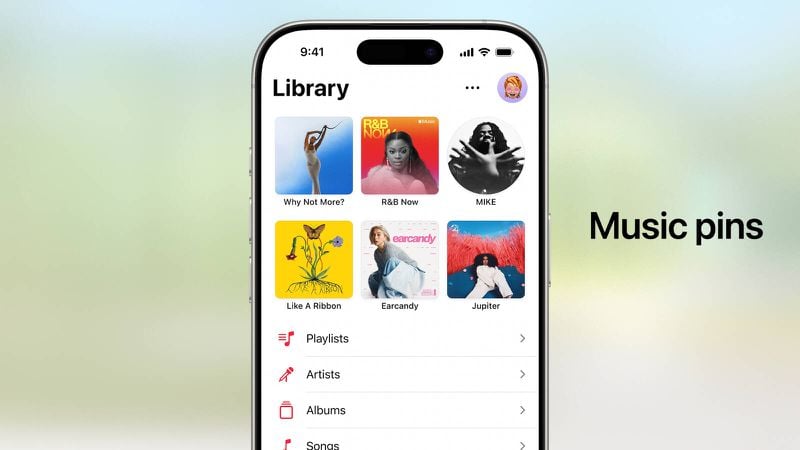 Το Apple Music αποκτά τη δυνατότητα να καρφιτσώνει τις αγαπημένες σας λίστες αναπαραγωγής, άλμπουμ και καλλιτέχνες στο iOS 26 Το Apple Music αποκτά τη δυνατότητα να καρφιτσώνει τις αγαπημένες σας λίστες αναπαραγωγής, άλμπουμ και καλλιτέχνες στο iOS 26