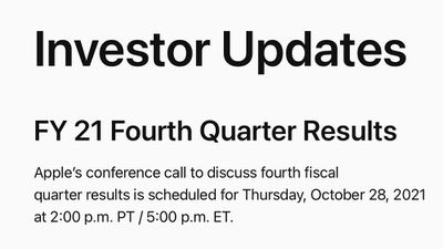 apple earnings october 28